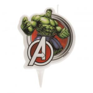 Kakkukynttilä Hulk - avengers 7,5 cm
