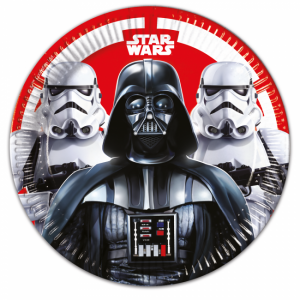 Star Wars iso pahvilautanen 23 cm, 8 kpl