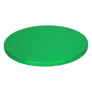 Kakkualusta, vihreä pyöreä 25 cm (1,2 cm paksu)