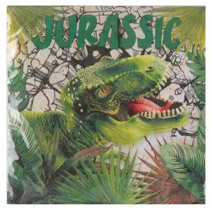 Dinosaurus T-REX / Jurassic lautasliinat, 20 kpl