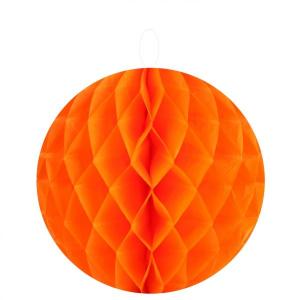 Honeycomb pyöreä oranssi 10 cm, 1 kpl
