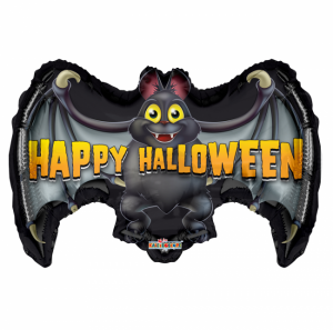 Lepakko Happy Halloween foliopallo