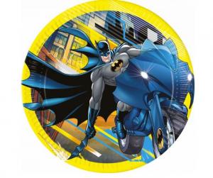 Batman isot pahvilautaset 23 cm, 8 kpl