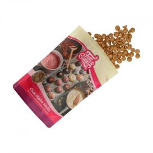 Couverture Choco Melts, kulta, 250 g - Funcakes