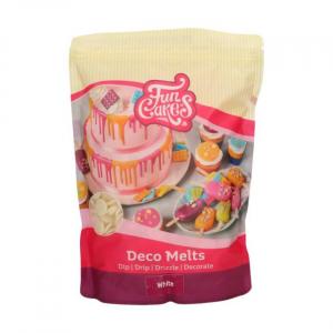Deco Melts luonnonvalkoinen, 1 kg - Funcakes