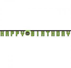 Game On Happy Birthday banneri