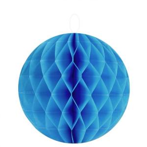 Honeycomb pyöreä turkoosi/sininen 10 cm, 2 kpl