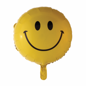 Foliopallo keltainen hymynaama "smile", n. 46 cm