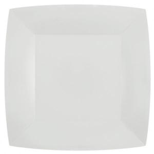 EKO neliöpahvilautaset isot, valkoinen, 10 kpl