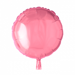 Foliopallo pyöreä pinkki, 46 cm