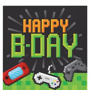 Game on Happy birthday suuret lautasliinat, 16 kpl