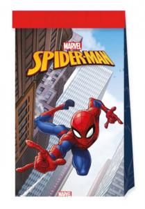 Spiderman / Hämähäkkimies "Crime fighter" kaverilahjapussit, 4 kpl