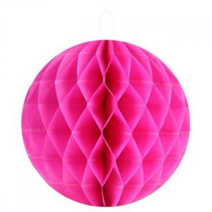 Honeycomb pyöreä pinkki 20 cm, 2 kpl