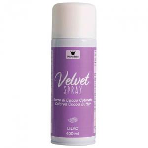 Velvet spray / suklaaspray liila, 400 ml