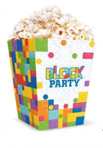 Palikat / Block party popcornkulhot, 6 kpl