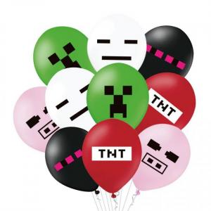 TNT Tietokonepeli-aiheiset ilmapallot, 10 kpl