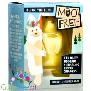 Moo Free maidoton ja gluteeniton valkosuklaa "Olivia-karhu", 80 g