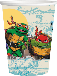 Ninja Turtles Teini-ikäiset mutanttininjakilpikonnat pahvimukit, 8 kpl