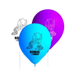 Sonic ilmapallot  värimix, 8 kpl