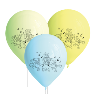 Paavo Pesusieni ilmapallot värimix, 8 kpl