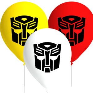 Transformers ilmapallot  värimix, 8 kpl