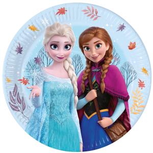 Frozen-paperilautaset 23 cm, 8 kpl – Idyllic Wonder