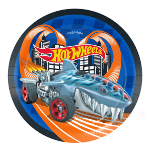 Hot Wheels pahvilautaset 18 cm, 8 kpl