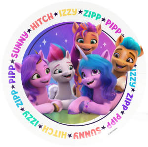 My Little Pony pahvilautaset  18 cm, 8 kpl