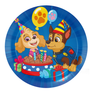 Ryhmä Hau pahvilautaset  18 cm, 8 kpl