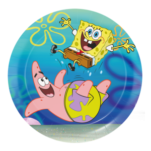 Paavo Pesusieni pahvilautaset  18 cm, 8 kpl