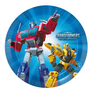 Transformers pahvilautaset  18 cm, 8 kpl