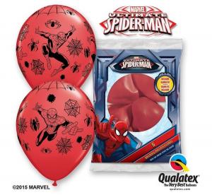 Spiderman ilmapallot, 6 kpl