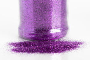 Irtoglitter / Ilmapalloglitter violetti, 100 g purkki