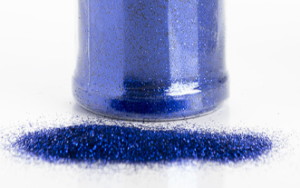 Irtoglitter / Ilmapalloglitter sininen, 100 g purkki