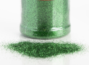 Irtoglitter / Ilmapalloglitter vihreä, 100 g purkki