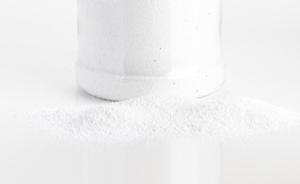 Irtoglitter / Ilmapalloglitter valkoinen, 100 g purkki