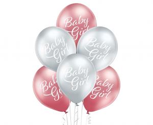 Baby Girl ilmapallot, 6 kpl
