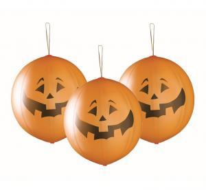 Halloween Kurpitsa ilmapallot 45 cm, 3 kpl