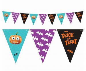 Halloween lippuviiri "Trick or treat", 250 cm