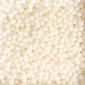 Syötävät valkoiset sokerihelmet pienet 5 mm, 100 g