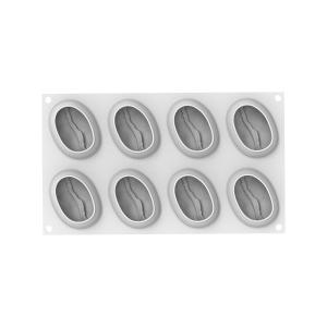 Caffè 110 silikonimuotti – kahvipapu, 8 kpl - Silikomart Professional