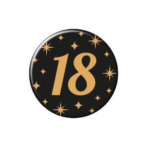18 - rintamerkki metallia