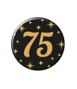 75 - rintamerkki metallia