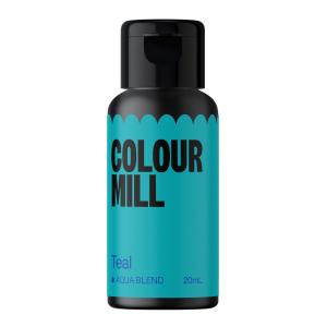 Elintarvikeväri vesipohjainen Teal - vihreänsininen 20 ml - Colour Mill