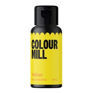 Elintarvikeväri vesipohjainen Keltainen 20 ml - Colour Mill