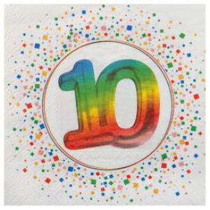 Lautasliina "10"  iso, 12 kpl