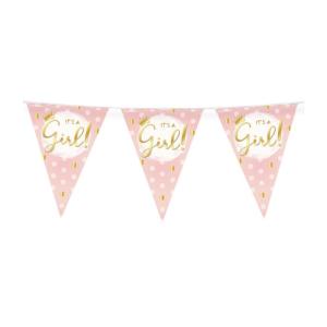 Lippuviiri "Its a girl", 10 m