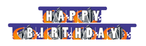 Hot Wheels Happy birthday banneri 3 m
