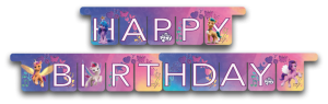 My Little Pony Happy birthday banneri