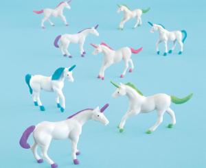 Lahjasetti yksisarvishahmot 8 kpl